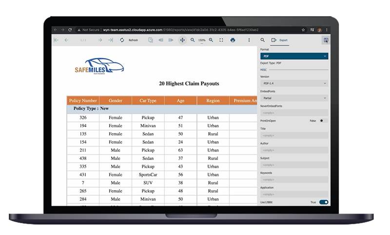 End-User BI Reports | Wyn Enterprise 